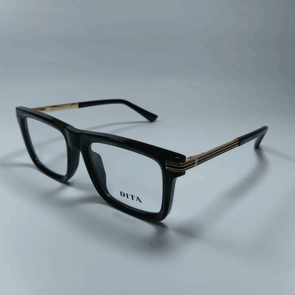 DITA Black & Gold Men's Eyeglasses