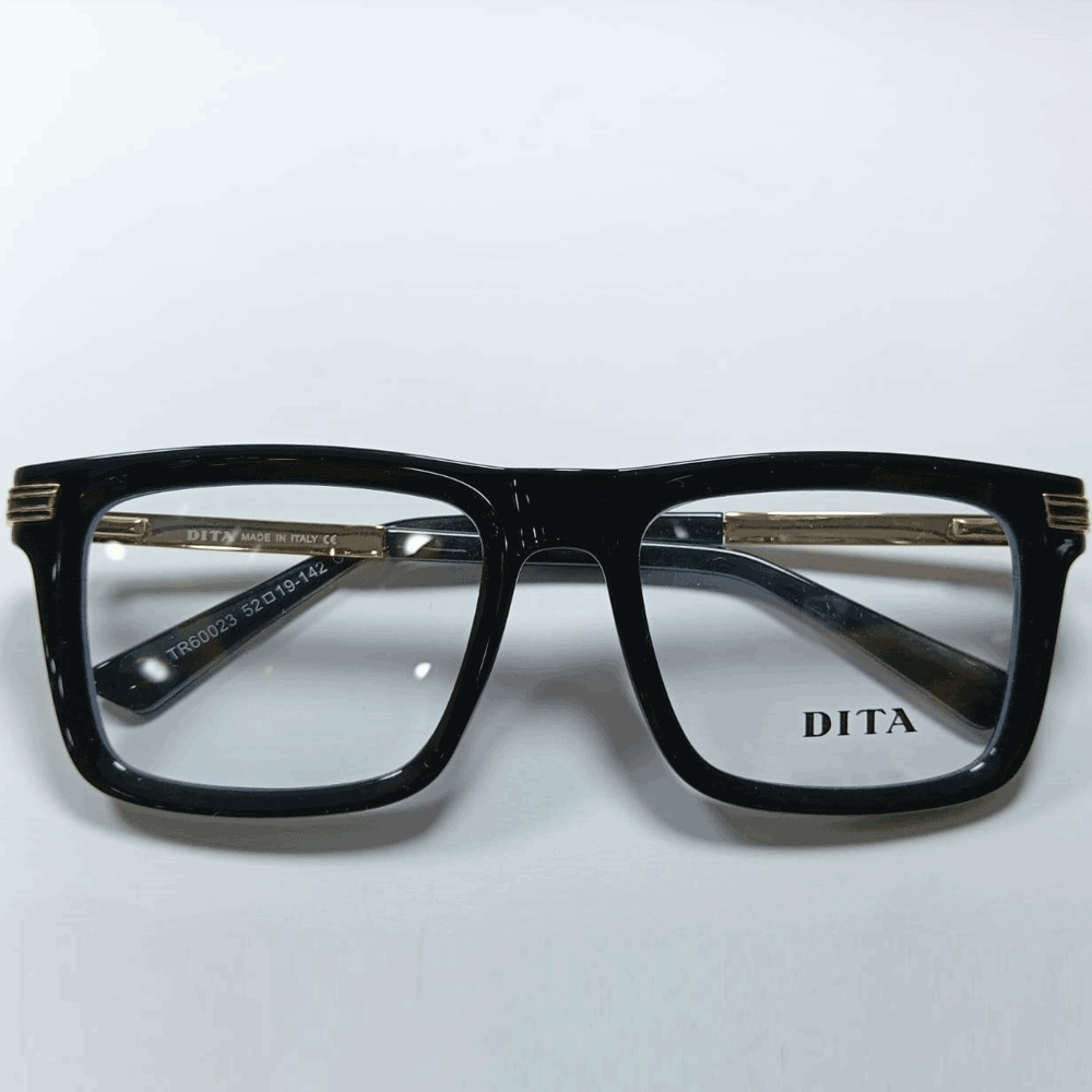 DITA Black & Gold Men's Eyeglasses - Image 3