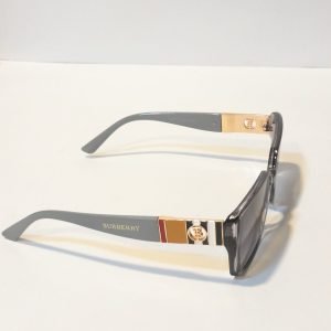 ASS-010 – female Oversized Square Sunglasses – Multi Shaded Grey With Metallic Design Frame