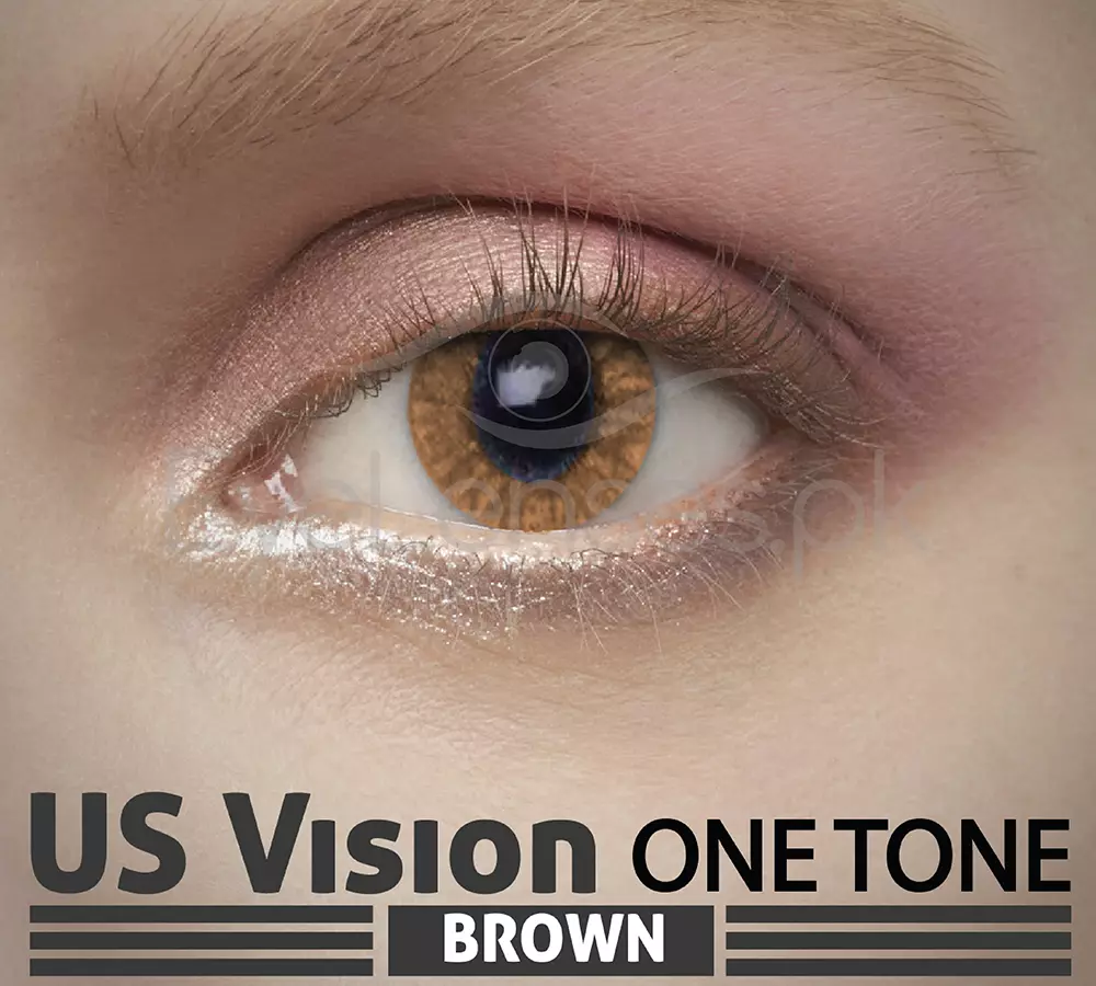 Brown One Tone โ US Vision Lense