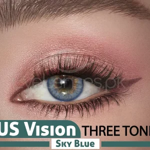 Sky Blue Three Tone – US Vision Lense