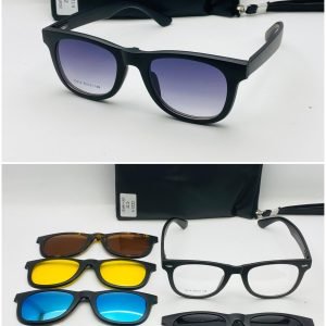 AS-042 – Unisex Browline Eyeglasses – With Multi-colour Sun Shades Frames - MF12214