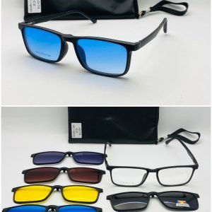 AS-047 – Unisex Rectangle Eyeglasses – With Multi-colour Sun Shades Frames - MF12174