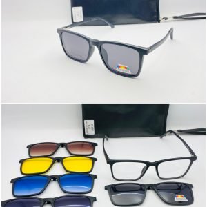 AS-048 – Unisex Square Eyeglasses – With Multi-colour Sun Shades Frames - MF12185