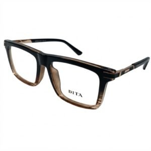DITA Black & Brown Rectangular Optical Eyeglasses – Premium Designer Frame