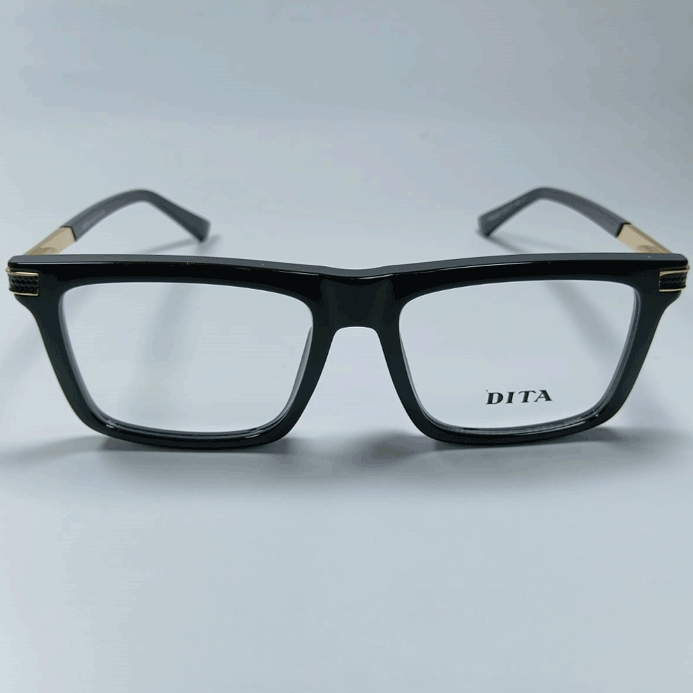 DITA Black Rectangular Optical Eyeglasses – Premium Designer Frame - Image 2