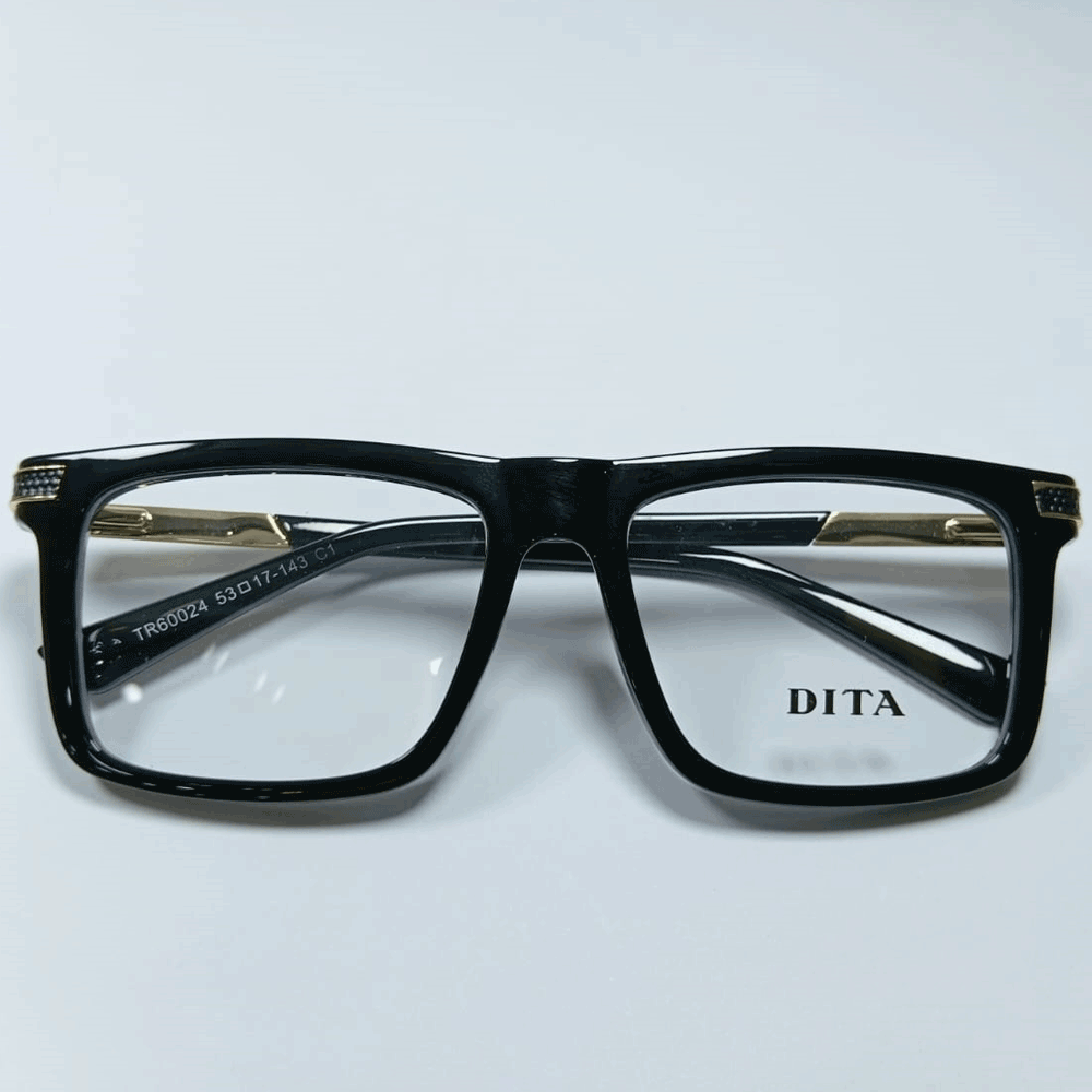 DITA Black Rectangular Optical Eyeglasses – Premium Designer Frame - Image 4