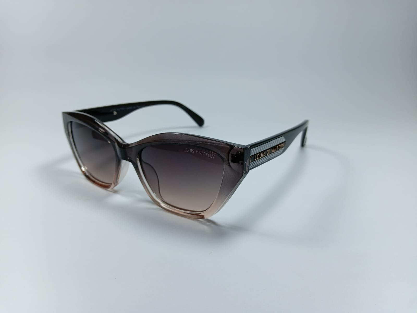 Louis Vuitton Women’s Square Sunglasses – Black & Brown Gradient