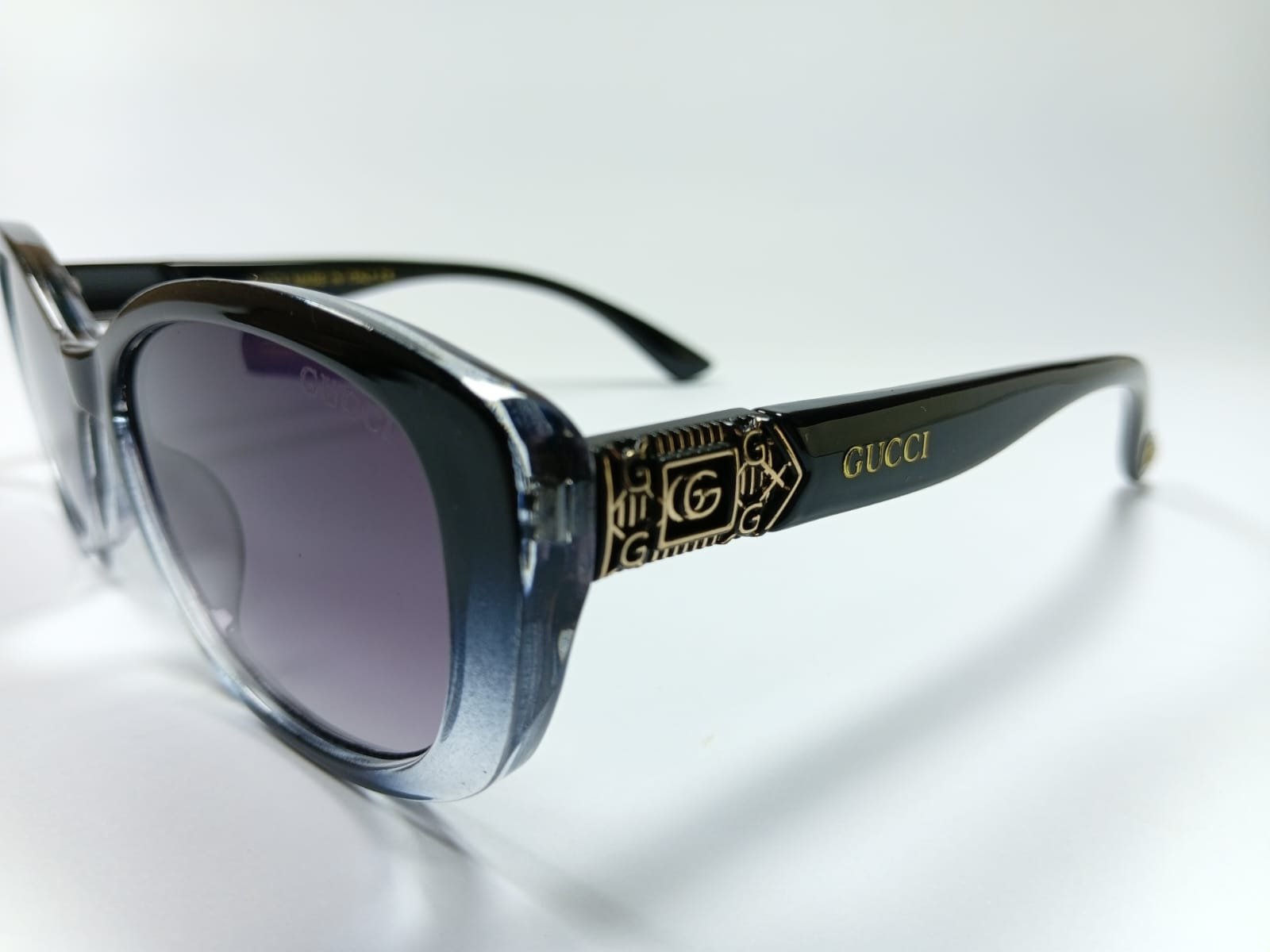 Gucci Inspired Black Square Sunglasses for Women - Image 2