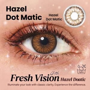 Fresh Vision High Quality Color Lens Hazel Dot Matic