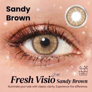 Fresh Vision High Quality Color Lens Sandy Brown